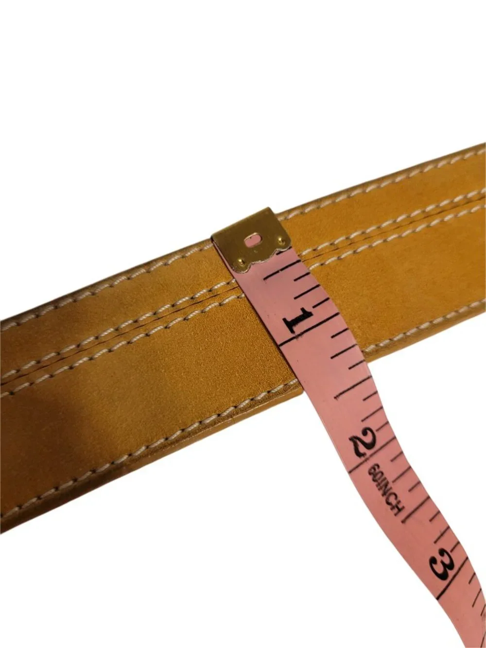 Timberland Spell Out Logo Leather Belt